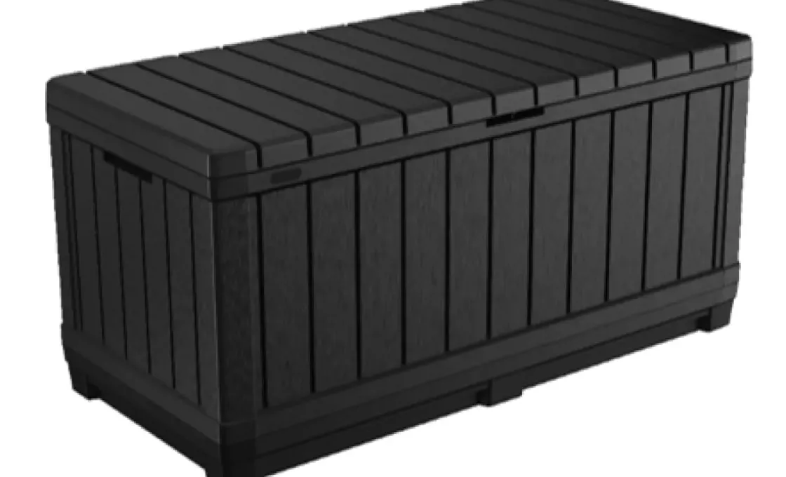 Keter Kussenbox Kentwood Kunststof Antraciet 350L-Brico