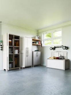 Brico Keter Multispace Kast Guilliver 80X182Cm Zand/Beige Discount