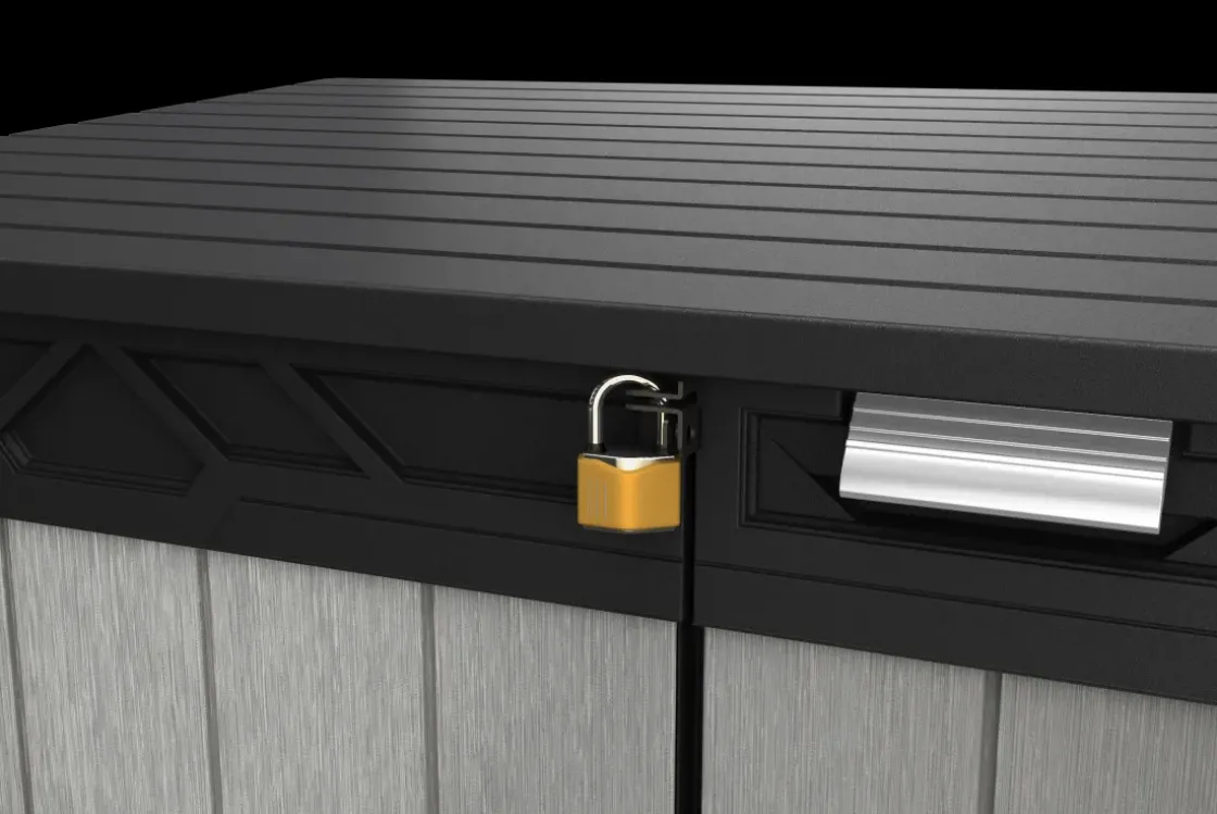 Keter Opbergkast Elite-Store Pro Grijs 123,5X141X82Cm-Brico Sale