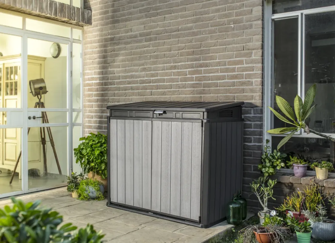 Keter Opbergkast Elite-Store Pro Grijs 123,5X141X82Cm-Brico Sale