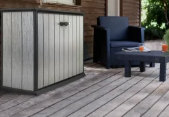 Keter Opbergkast Patio Store Grijs 139,5X120Cm-Brico Best