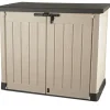 Keter Opbergkast Store It Out Max Beige/Bruin 146X125Cm-Brico Clearance