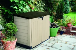 Keter Opbergkast Store It Out Max Beige/Bruin 146X125Cm-Brico Clearance