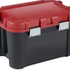 Brico Keter Opbergkoffer Totem Pvc Zwart Rood 60L Online