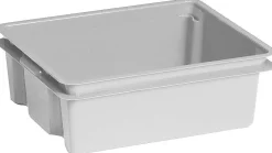 Brico Keter Stapelbare Opbergbox Crownest Pvc Lichtgrijs 17L Best