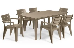 Keter Tuinstoel Julie Cappuccino 61,5X58,5X79Cm-Brico Outlet