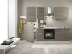 Brico Keukenblok Guilia 250Cm Bruin Outlet