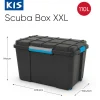 Brico Kis Scuba Opbergbox Xl 110L Zwart/Blauwe Hot