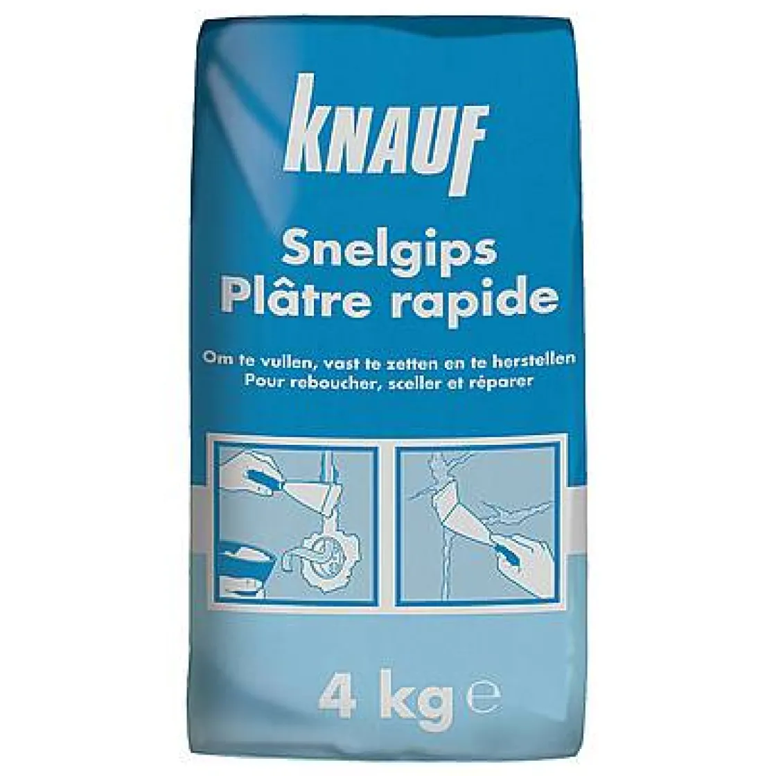 Brico Knauf Snelgips 4 Kg New