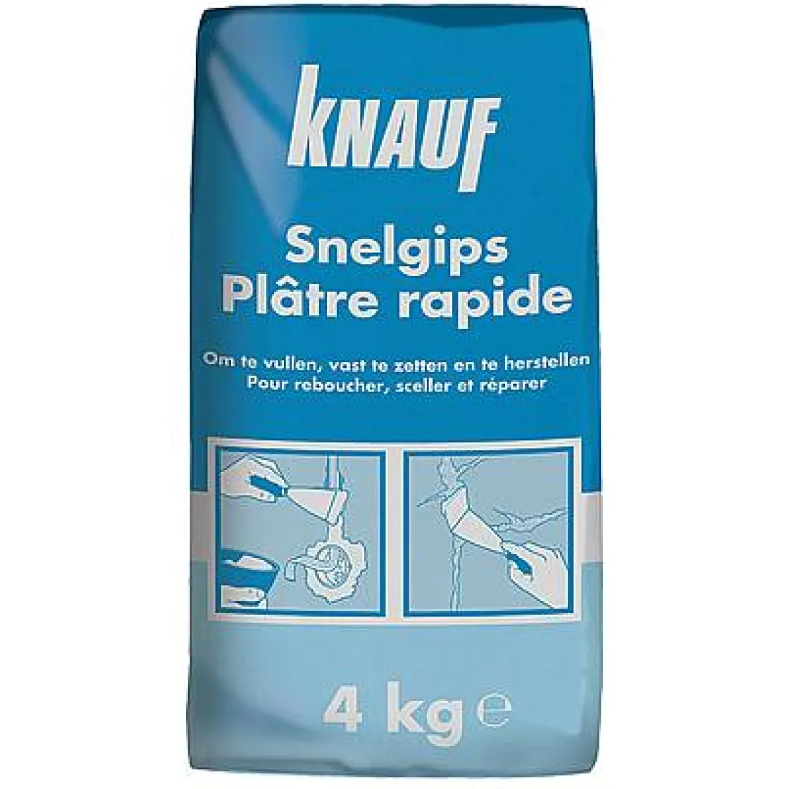 Brico Knauf Snelgips 2 Kg Hot
