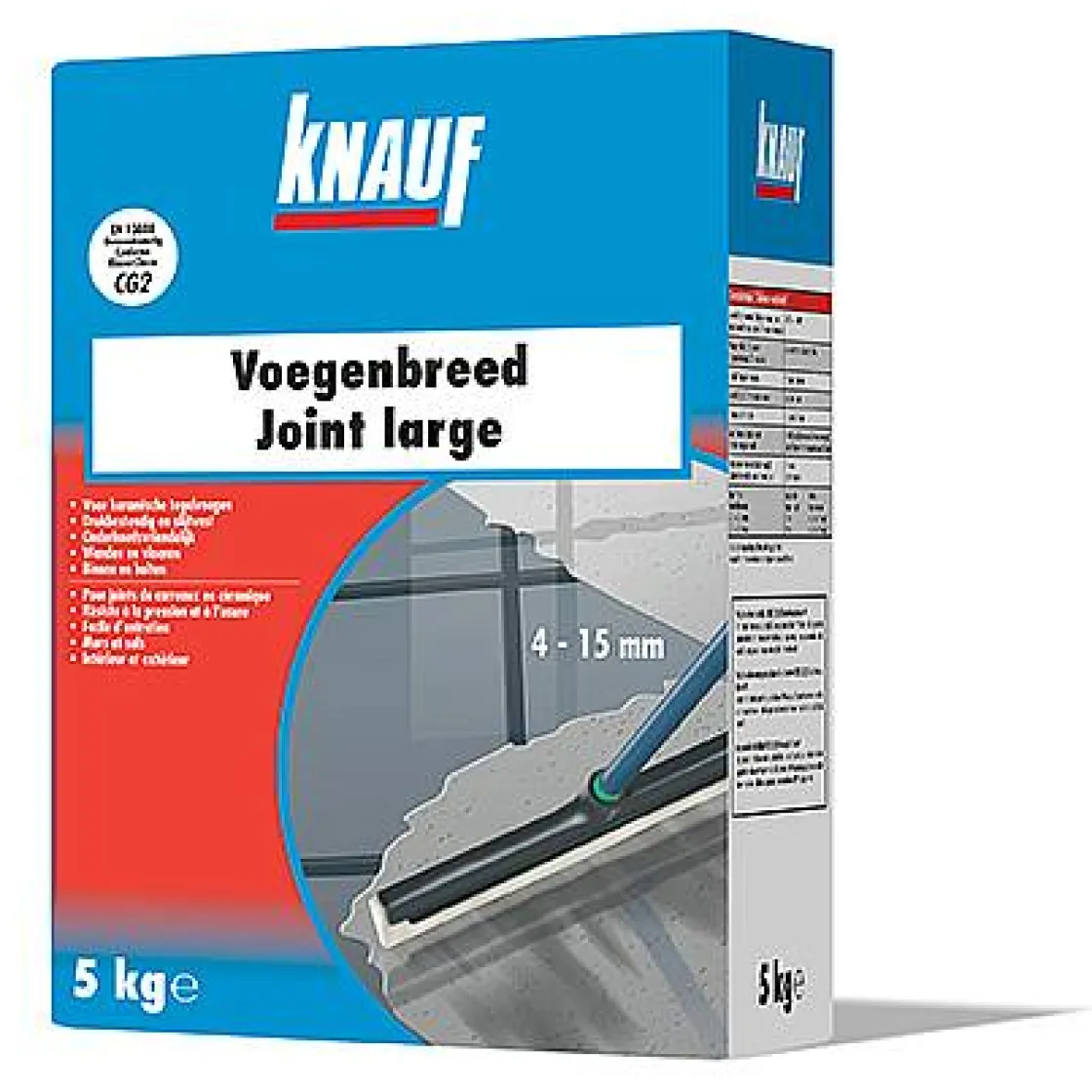 Brico Knauf Voegenbreed 'Flex' Cementgrijs 5 Kg Discount
