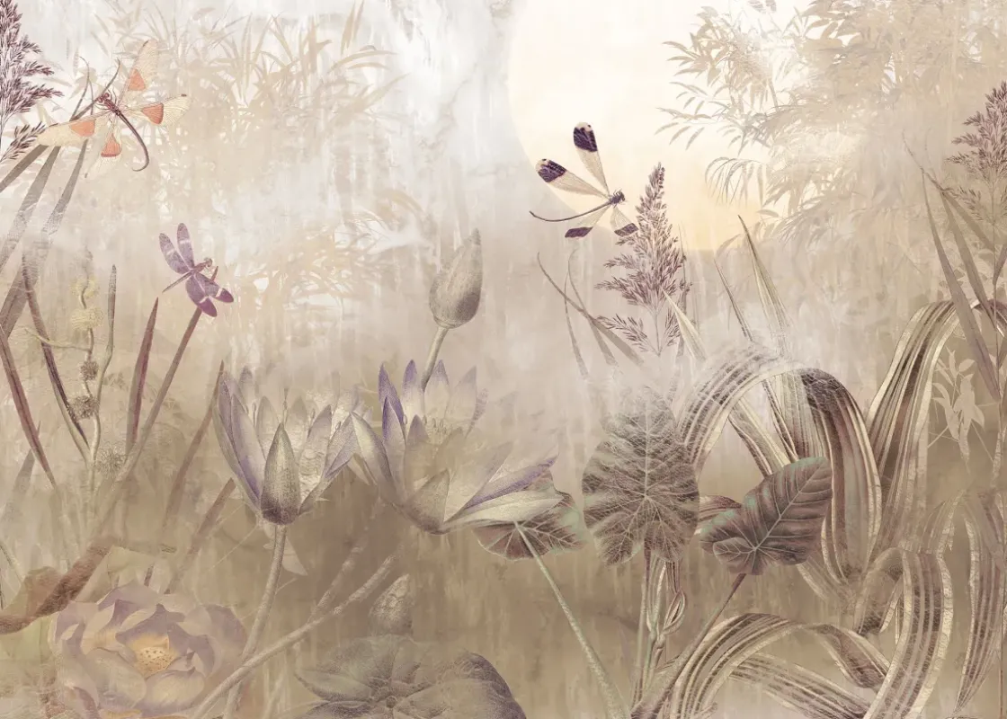 Komar Fotobehang Dragonfly Pond-Brico New