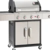 Landmann Gasbarbecue Triton Maxx Pts 4.1 Zilver 15,5Kw 142X120X56,5Cm-Brico Outlet