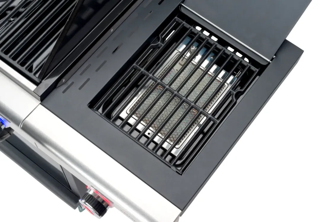 Landmann Gasbarbecue Triton Maxx Pts 4.1 Zilver 15,5Kw 142X120X56,5Cm-Brico Outlet