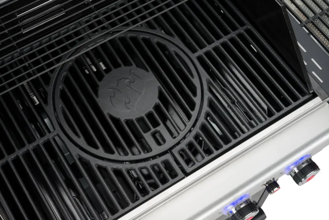 Landmann Gasbarbecue Triton Maxx Pts 4.1 Zilver 15,5Kw 142X120X56,5Cm-Brico Outlet