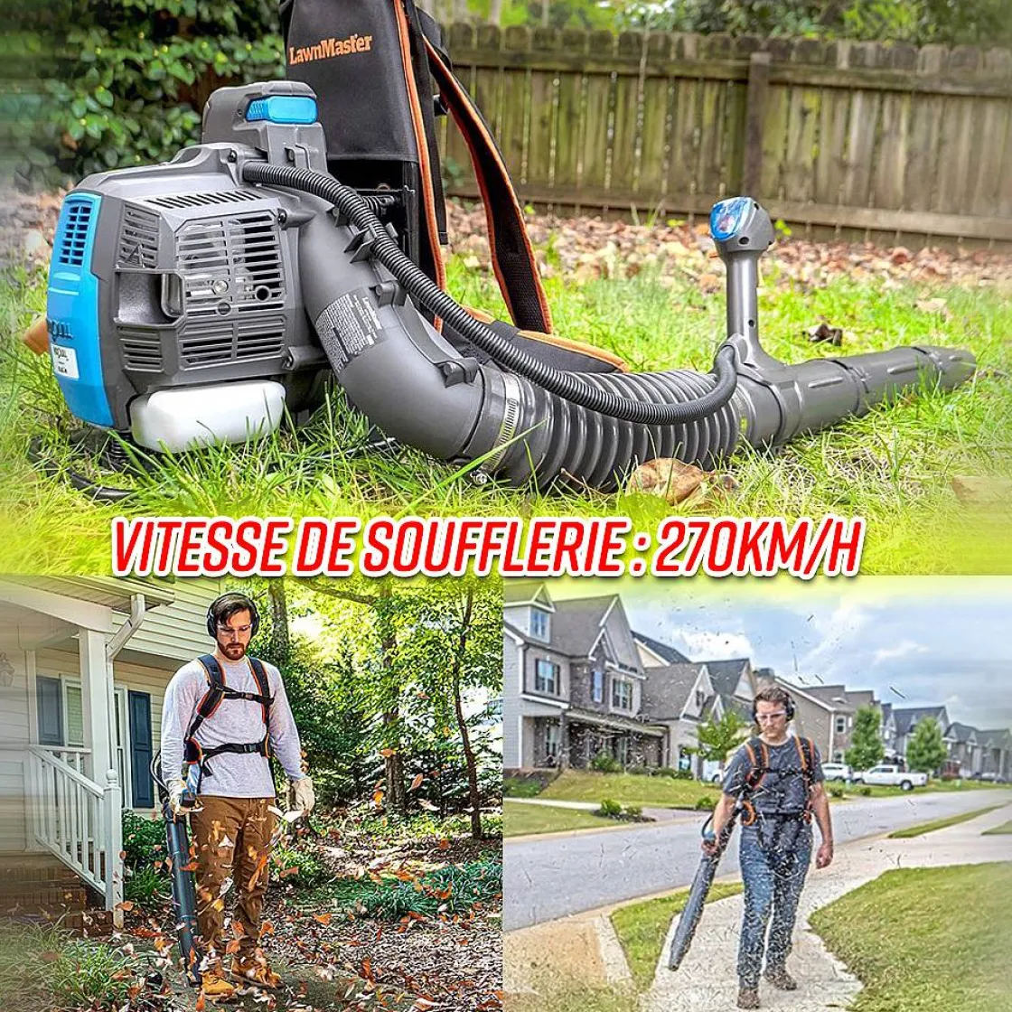 Brico Lawnmaster - 31Cc Rugzak Thermische Blazer Met Elektrische Start Best