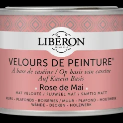 Liberon Muurverf Velours De Peinture Rose De Mai Fluweel Mat 125Ml-Brico New