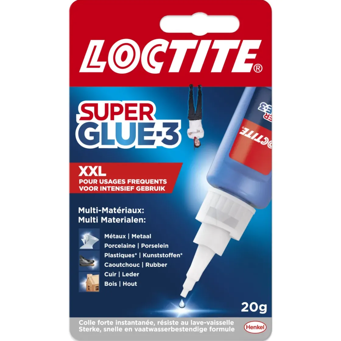 Loctite Secondelijm Super Glue-3 Xxl 20Gr-Brico Discount