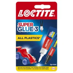 Brico Loctite Secondelijm Super Glue-3 All Plastics 2Gr+4Ml Best