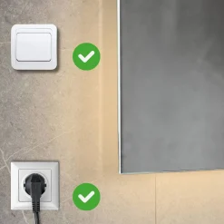 Brico Lomazoo Badkamerspiegel Bryce Met Led Verlichting 60 X 80 Cm Outlet