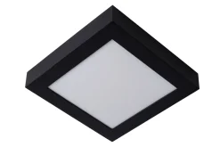 Brico Lucide Plafondlamp Brice Zwart 22W Hot