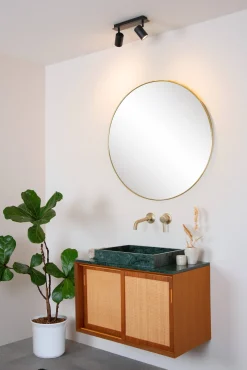 Brico Lucide Plafondspot Lennert Zwart 2Xgu10 5W