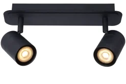 Brico Lucide Plafondspot Lennert Zwart 2Xgu10 5W