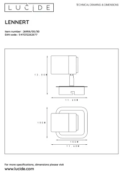 Brico Lucide Plafondspot Lennert Zwart Gu10 5W Online