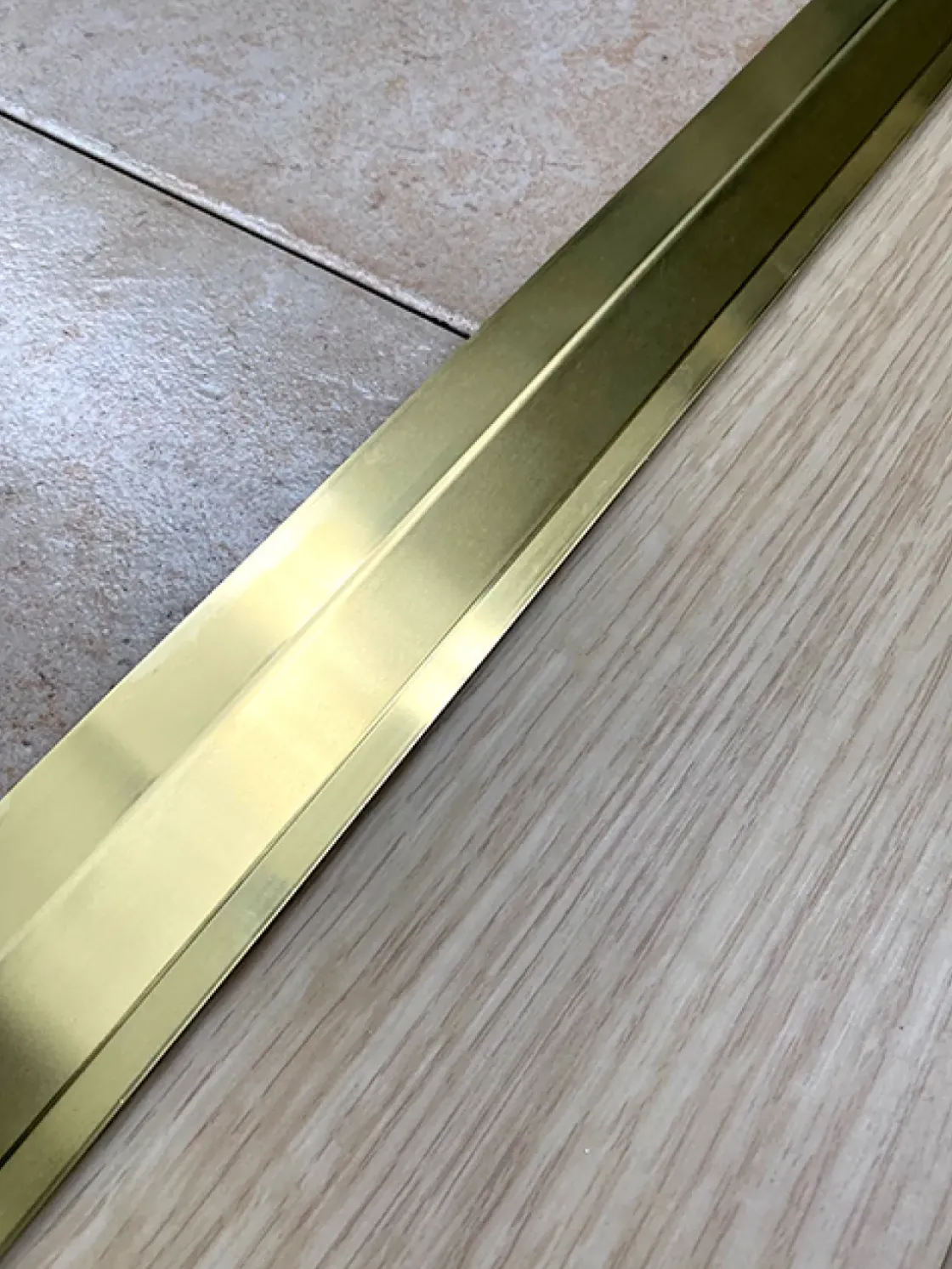 3M Multi-Niveau Zelfklevende Drempel Messing 50Mm/83Cm-Brico