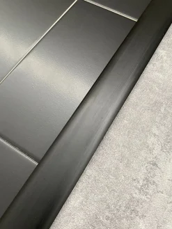 3M Universele Drempel Geborsteld Aluminium Zwart 37Mm/83Cm-Brico Clearance