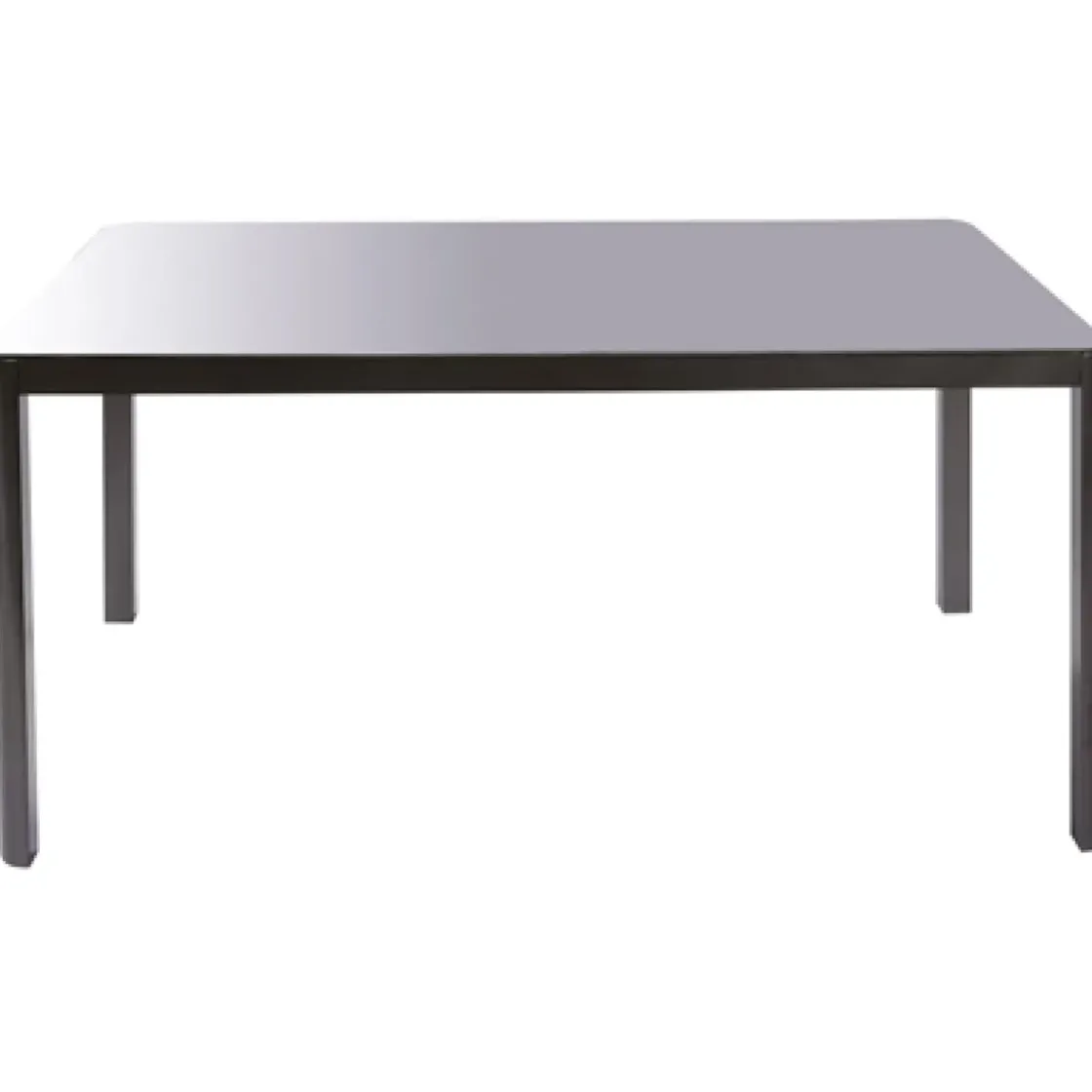 Macari Tuintafel + Verstelbare Poten Glas/Aluminium 150X90X75Cm-Brico Outlet