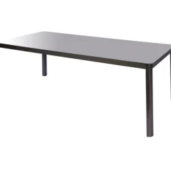 Macari Tuintafel Aluminium/Glas 200X100X75Cm-Brico New