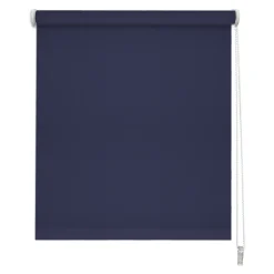 Madeco 1490 Verduisterend Rolgordijn Marineblauw 210X190Cm-Brico
