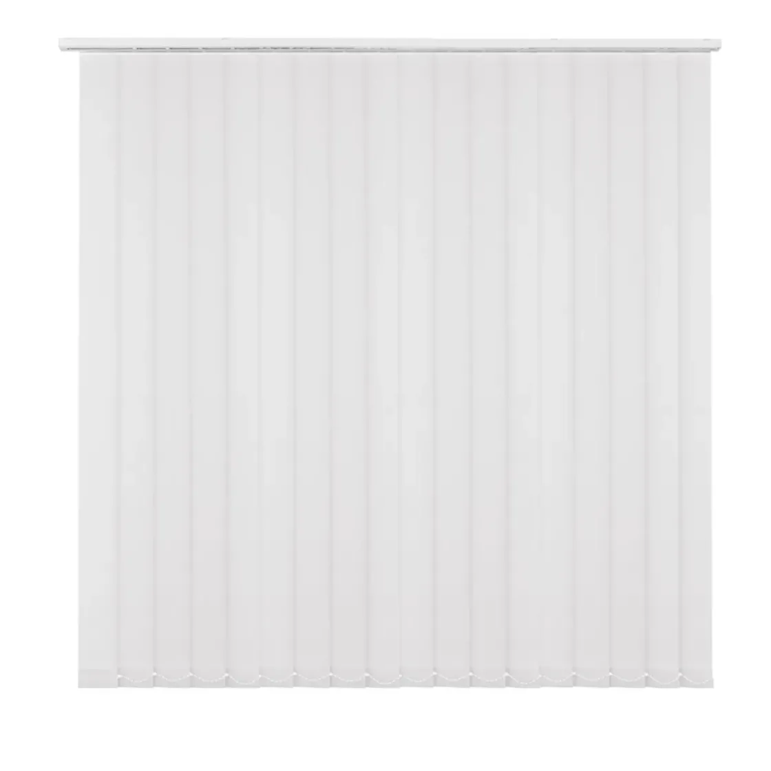 Madeco 4110 Verticale Lamellen Compleet Lichtdoorlatend Wit 12,7 X 260 Cm + Rail 150 Cm-Brico Online