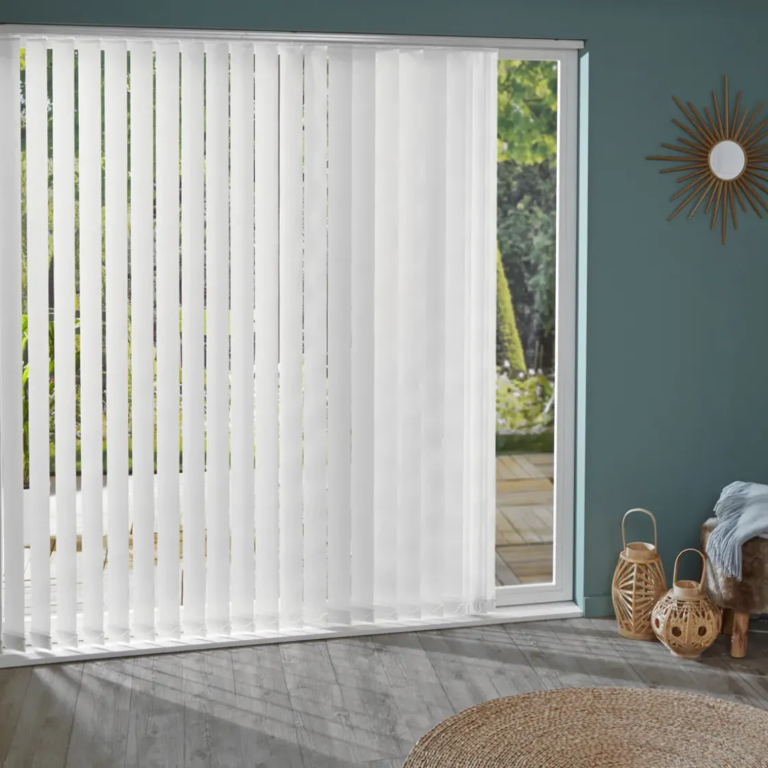 Madeco 3213 Verticale Lamellen 5 Stuks Wit 180Cm-Brico Hot