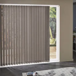 Madeco 3328 Verticale Lamellen 5 Stuks Brandwerend Lichtdoorlatend Bruin 8,9 X 280 Cm-Brico Hot