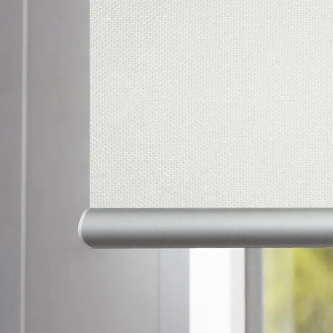 Madeco White Gemotoriseerd Verduisteringsrolgordijn E-Roll Wit Effen 180X250Cm-Brico Online