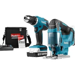 Brico Makita Set Schroefboormachine + Decoupeerzaag Clearance