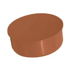 Brico Martens Afsluitkap Pvc Rood 110 Mm Hot