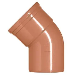 Brico Martens Bocht Pvc Rood 45° 110 Mm