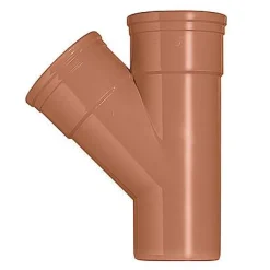 Brico Martens T-Stuk Pvc Rood 45° 125 X 125 Mm Best