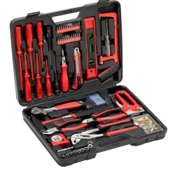 Brico Meister Gereedschapset 60-Delig In Koffer Sale