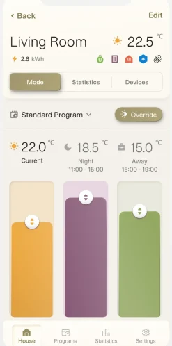 Mobiele Convectors<Brico Mill Convector Kachel Co1200Wifi3 Met Wifi