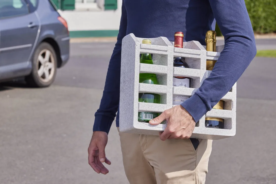 Brico Mottez 3 Flessenrek Grijs Best