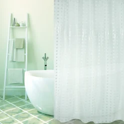 Brico Msv Douchegordijn Bristol Wit 180Cm Discount