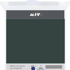 Brico Msv Douchegordijn Polyester 180X200Cm Donkergroen Hot