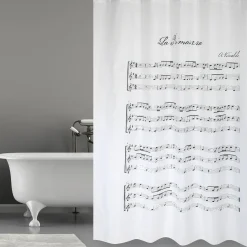 Brico Msv Douchegordijn Vivaldi Grijs 180Cm New