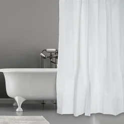 Brico Msv Douchegordijn Wit 180Cm Hot