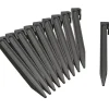 Nature Grondpennen Voor Tuinborder Polyethyleen Grijs 1,9X1,8X26,7Cm 10 Stuks-Brico
