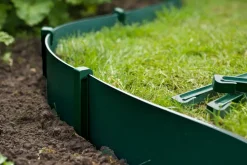 Nature Grondpennen Voor Tuinborder Polyethyleen Groen 1,9X1,8X26,7Cm 10 Stuks-Brico